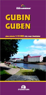 GUBIN GUBEN plan miasta 1:15 000 SYGNATURA