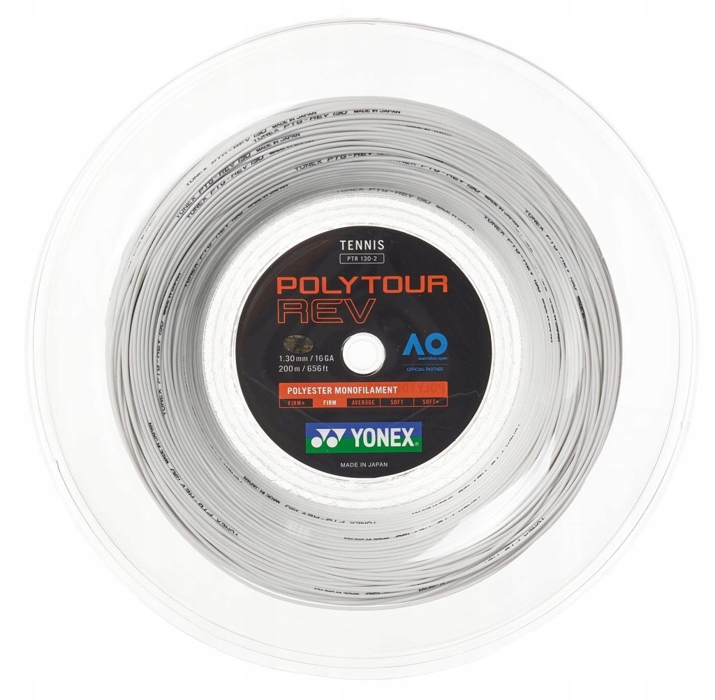 Tenisový výplet Yonex Polytour Rev cívka 200 m. 1,25 mm