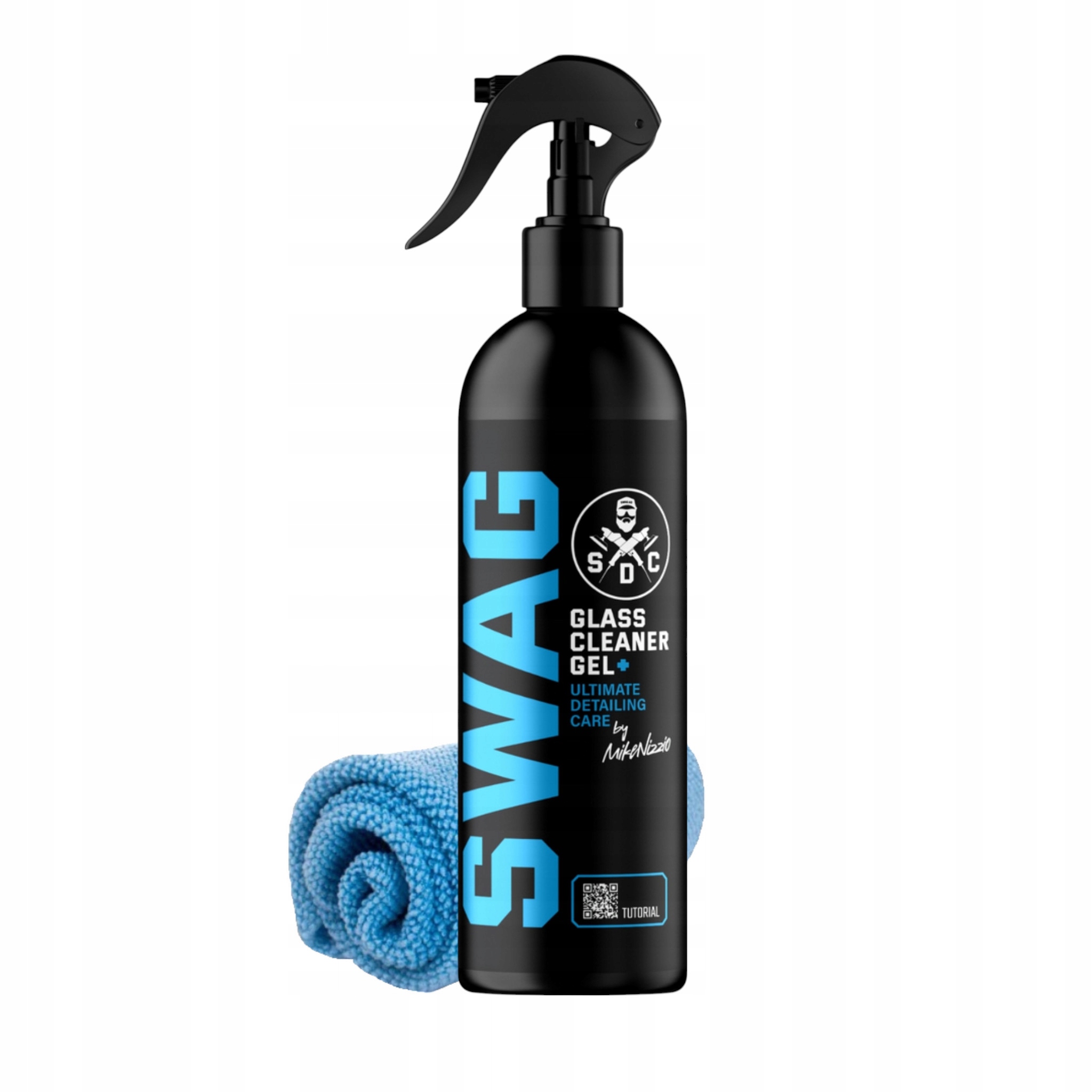 Swag Glass Cleaner Gel+ 500ml Żel do mycia szyb okien bez smug ściereczka