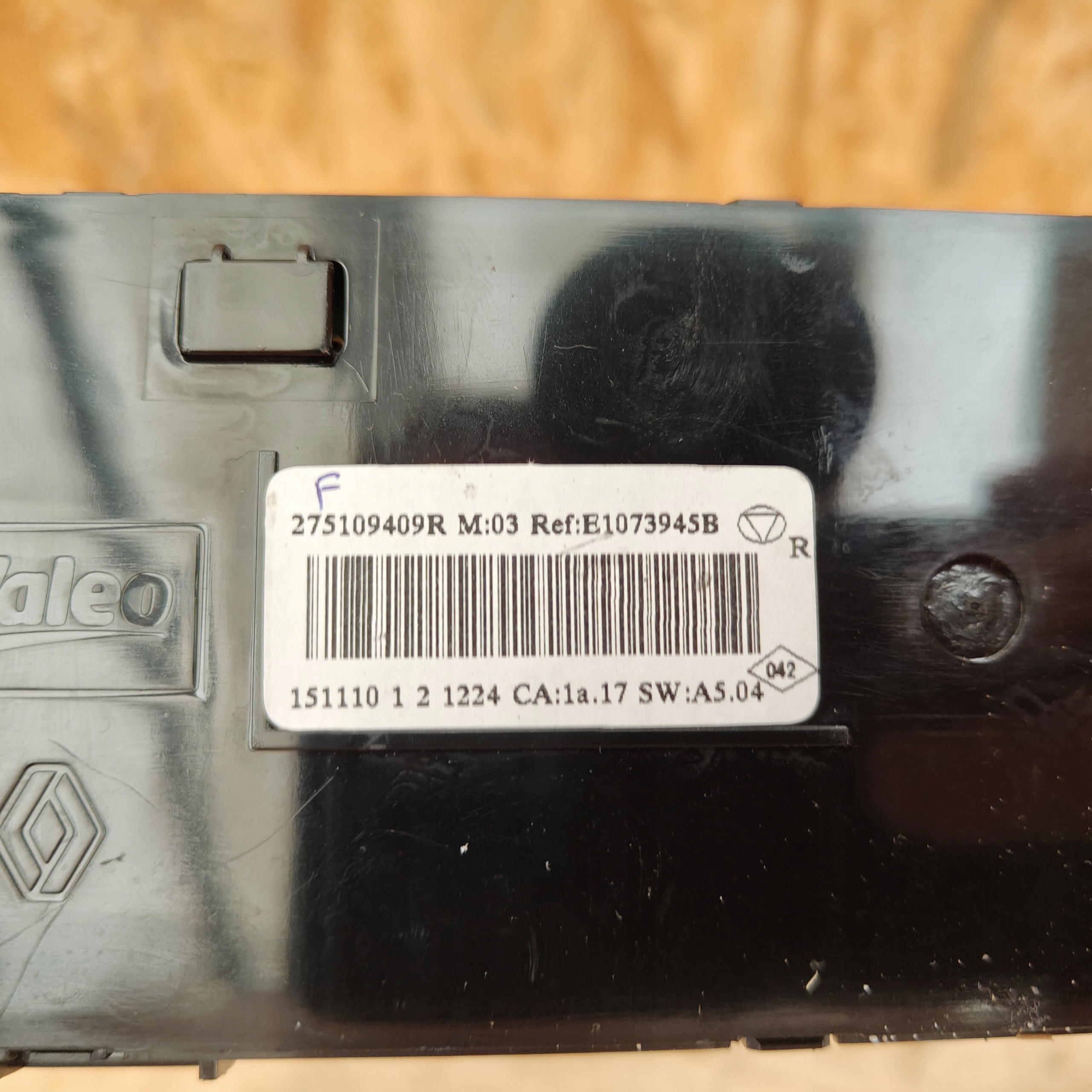 Unite commande clima RENAULT SCENIC III LIFT