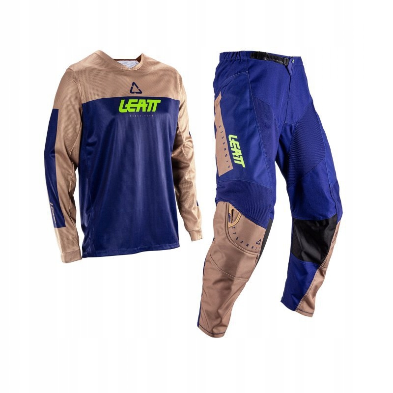 Offroadový Odev Mikina A Nohavice Leatt Ride Kit Moto 3.5 Brown M