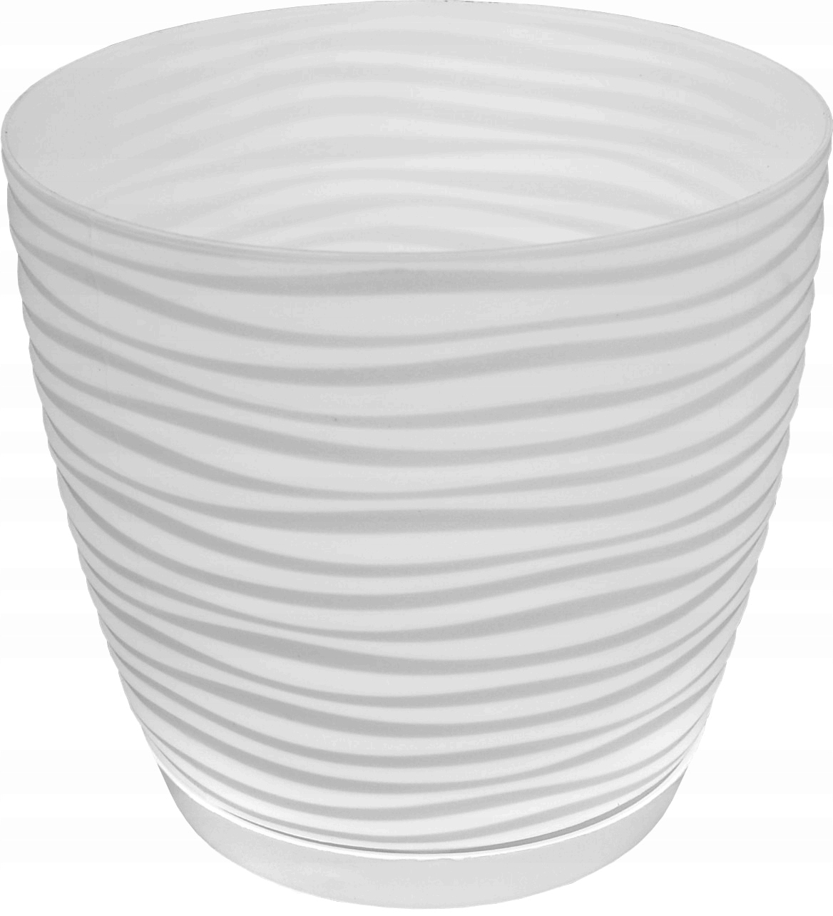 

Doniczka Sahara Petit z podstawką śr. 19cm Biała