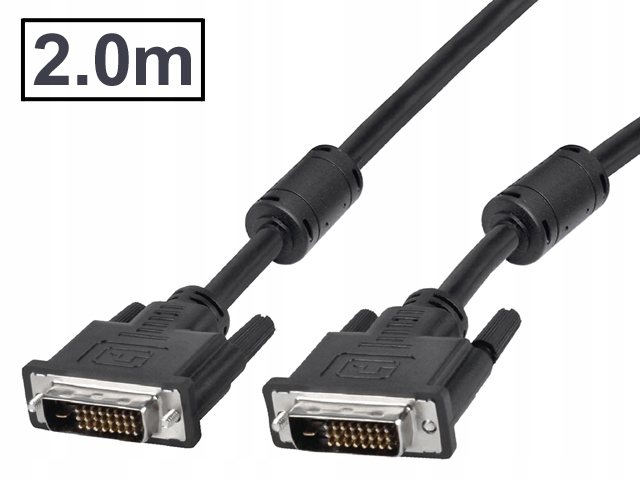 

Kabel DVI/D-DVI/D 24+1P Dual Link UltraHD 4K 2m