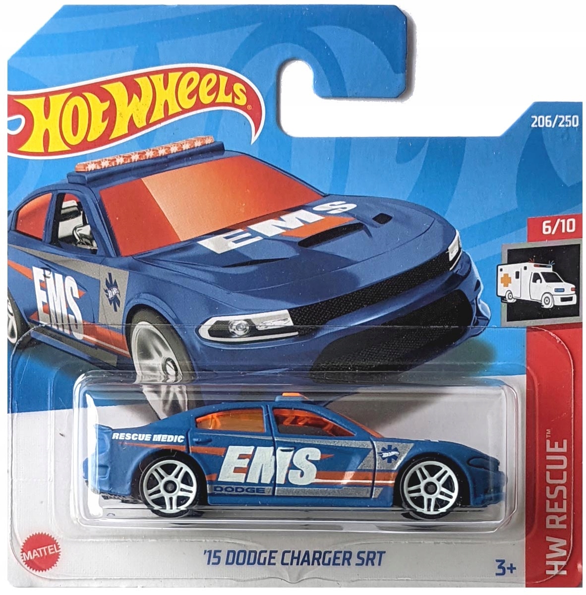 HOT WHEELS 15 DODGE CHARGER SRT HW RESCUE 6/10 1:64 NOWY !!!