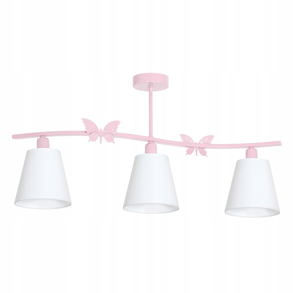 Závesná lampa s motýlikmi 3XE14 Alice Eko-light