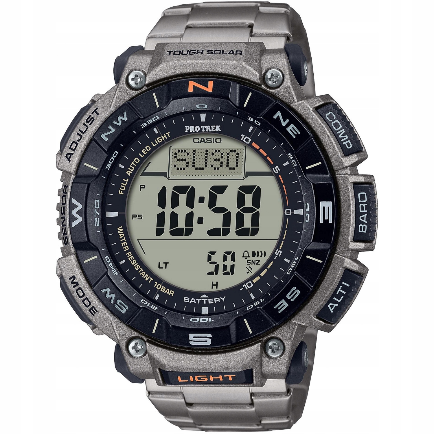 Casio ProTrek PRG-340T-7ER Kompas Solar 100 m