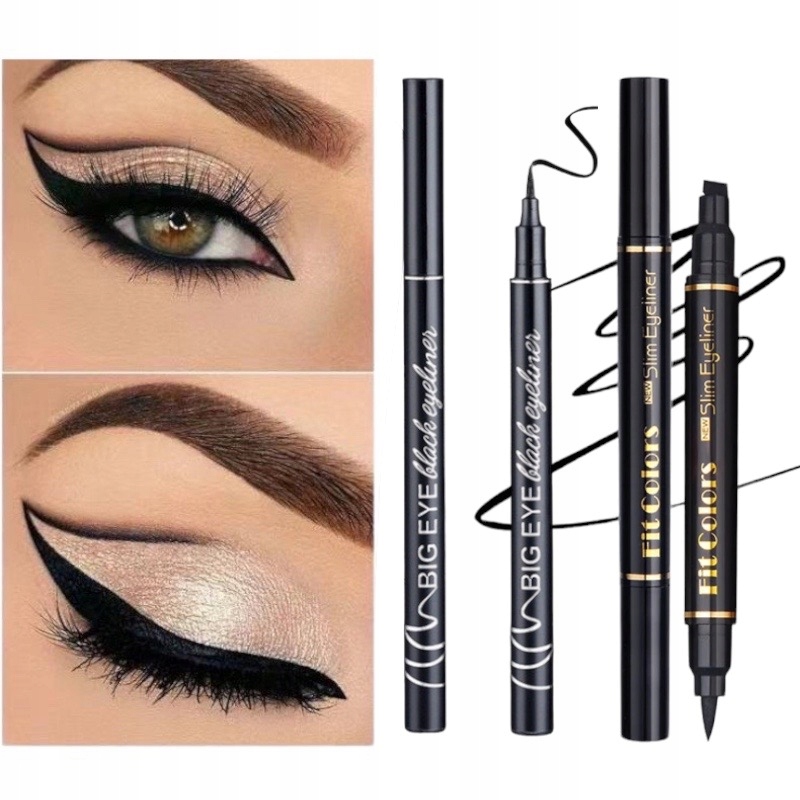 

2 Eyelinery Tusze Do Kresek Aż 3 Końcówki Pisaków