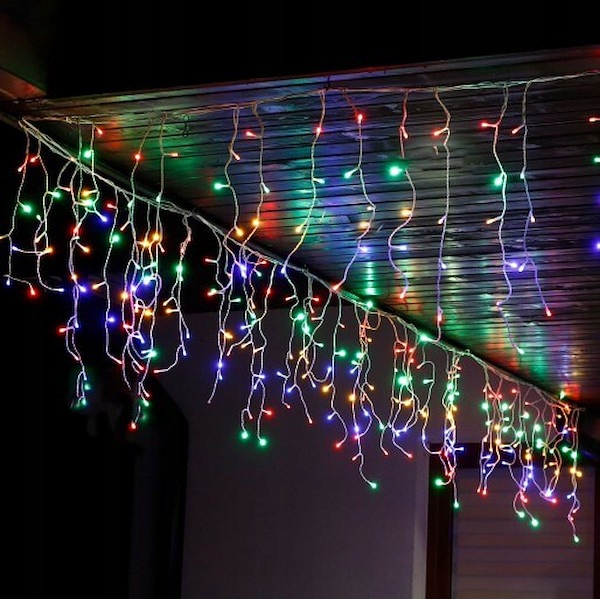 Rampouchy 200 Led Multicolor Vícebarevné MIX Záclona Programátor Lampičky 7 M