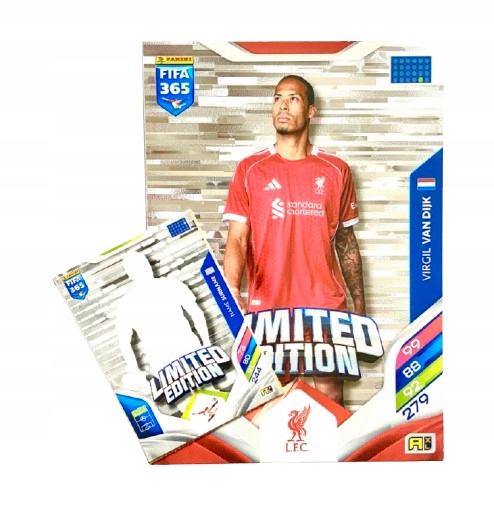 Panini Fifa 365 2026 Limited XXL Virgil Van Dijk Liverpool