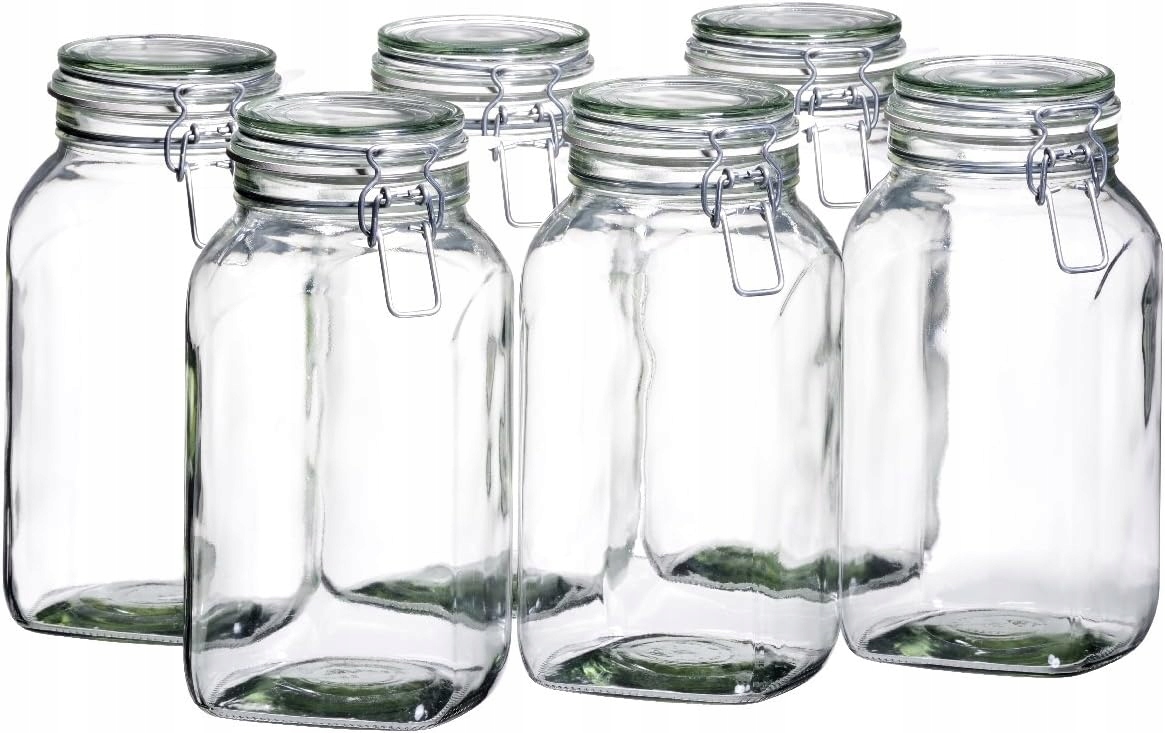 Sklenice S Klipem 2,5L Sada 6 Kusů Gothika Na Zavařování