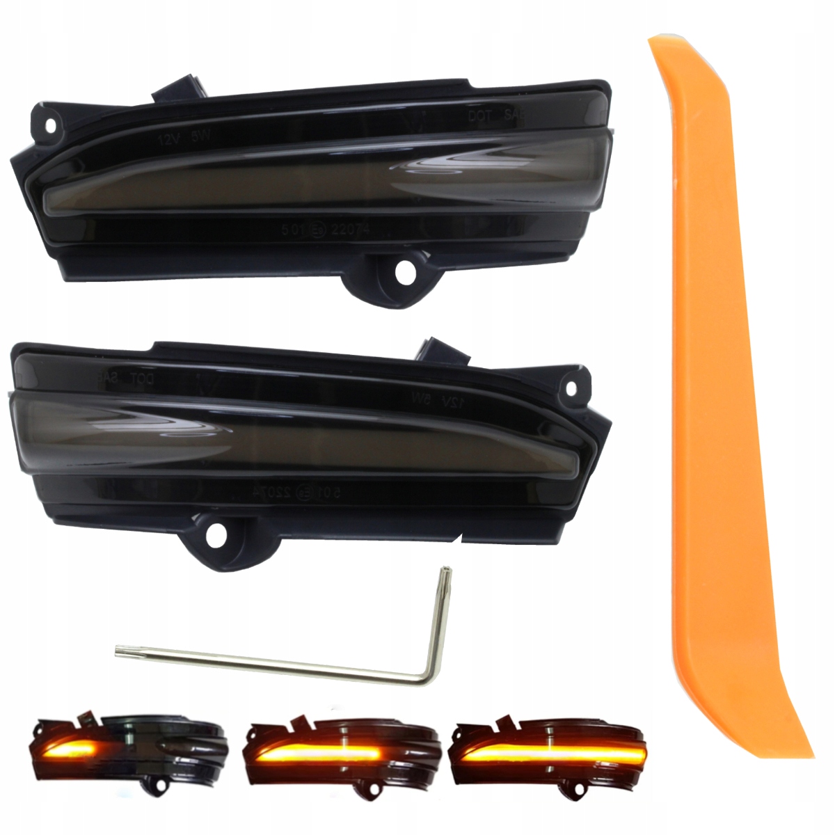 ME-003977 - МИГАЛКИ СВЕТОДИОДНЫЕ ДИНАМИЧЕСКИЕ ПОВОРОТНИКИ MONDEO MK5