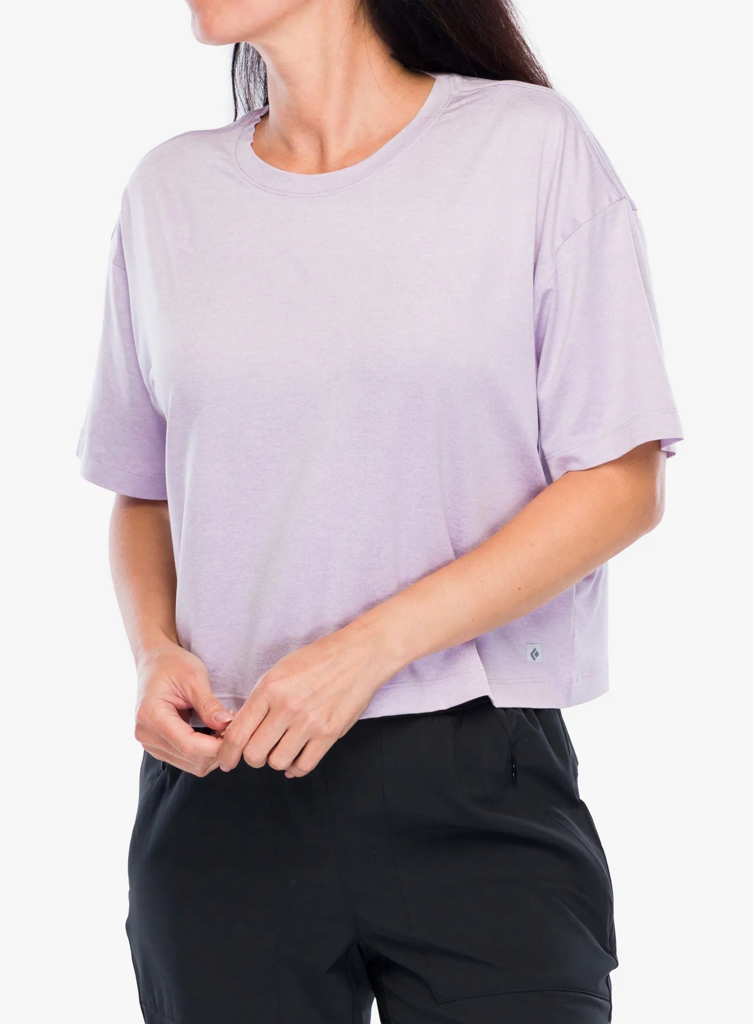 Dámské rychleschnoucí tričko Black Diamond Circuit Ss Tee soft lilac S