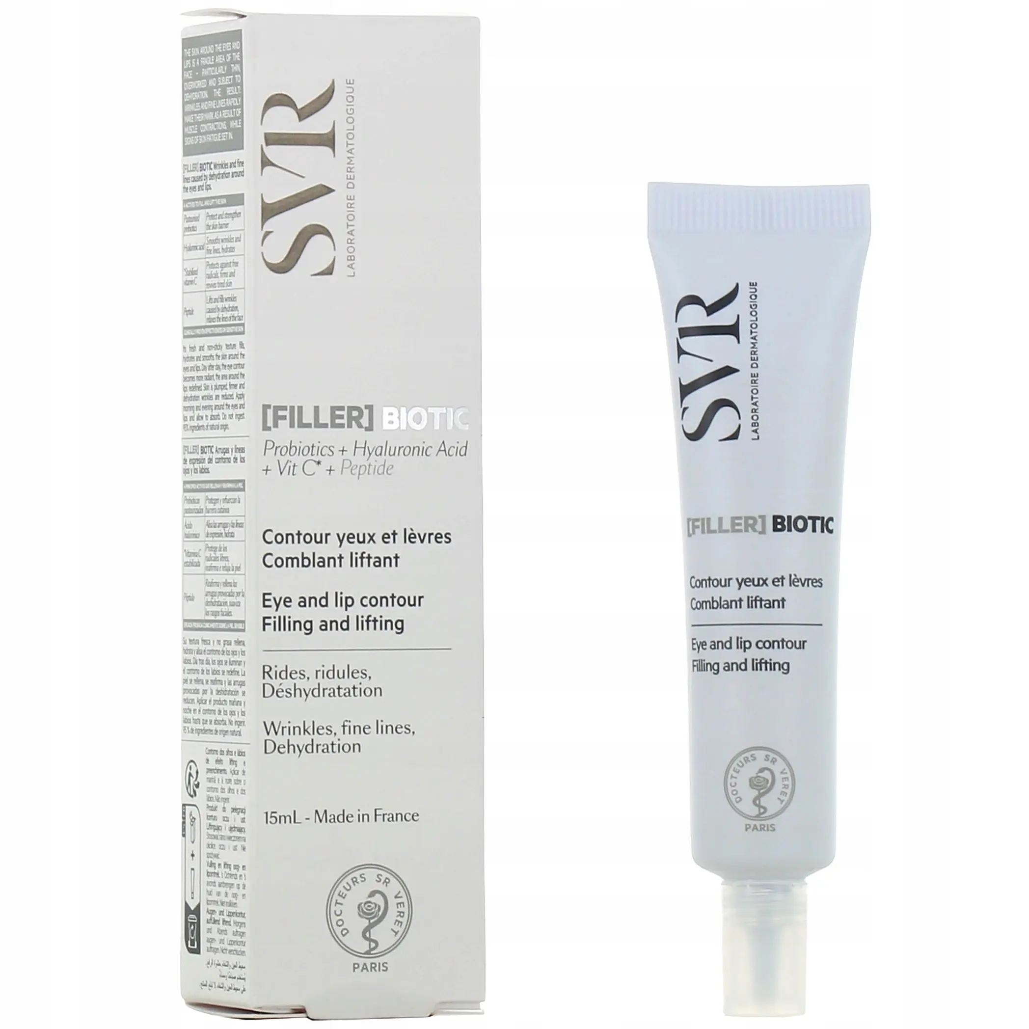Svr Filler Biotic krem kontur oczu i ust 15ml Svr