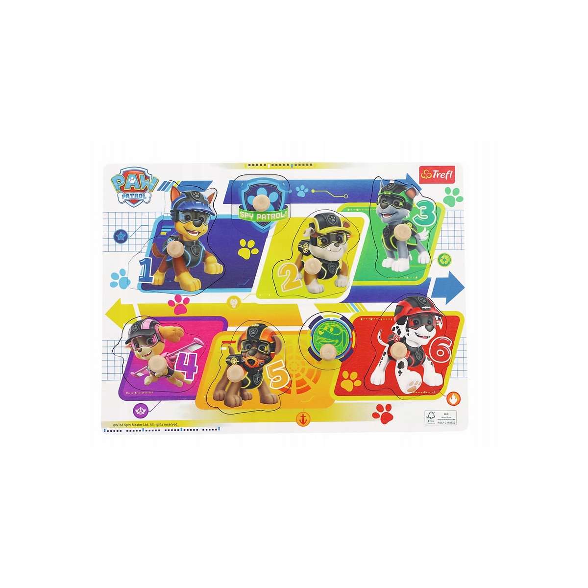 

Trefl Drewniane Puzzle Psi Patrol 61630
