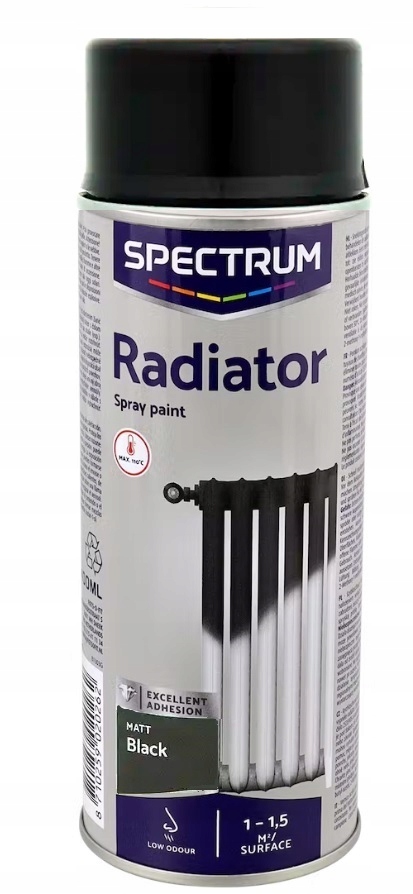 FARBA DO GRZEJNIKÓW KALORYFER CZARNA MATOWA SPRAY Kod producenta FARBA DO GRZEJNIKÓW KALORYFER CZARNA