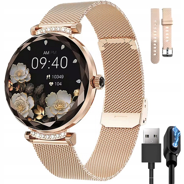 Smartwatch Watch Zegarek Rozmowy Amoled Menu Pl Sportowy Smart Damski Pro