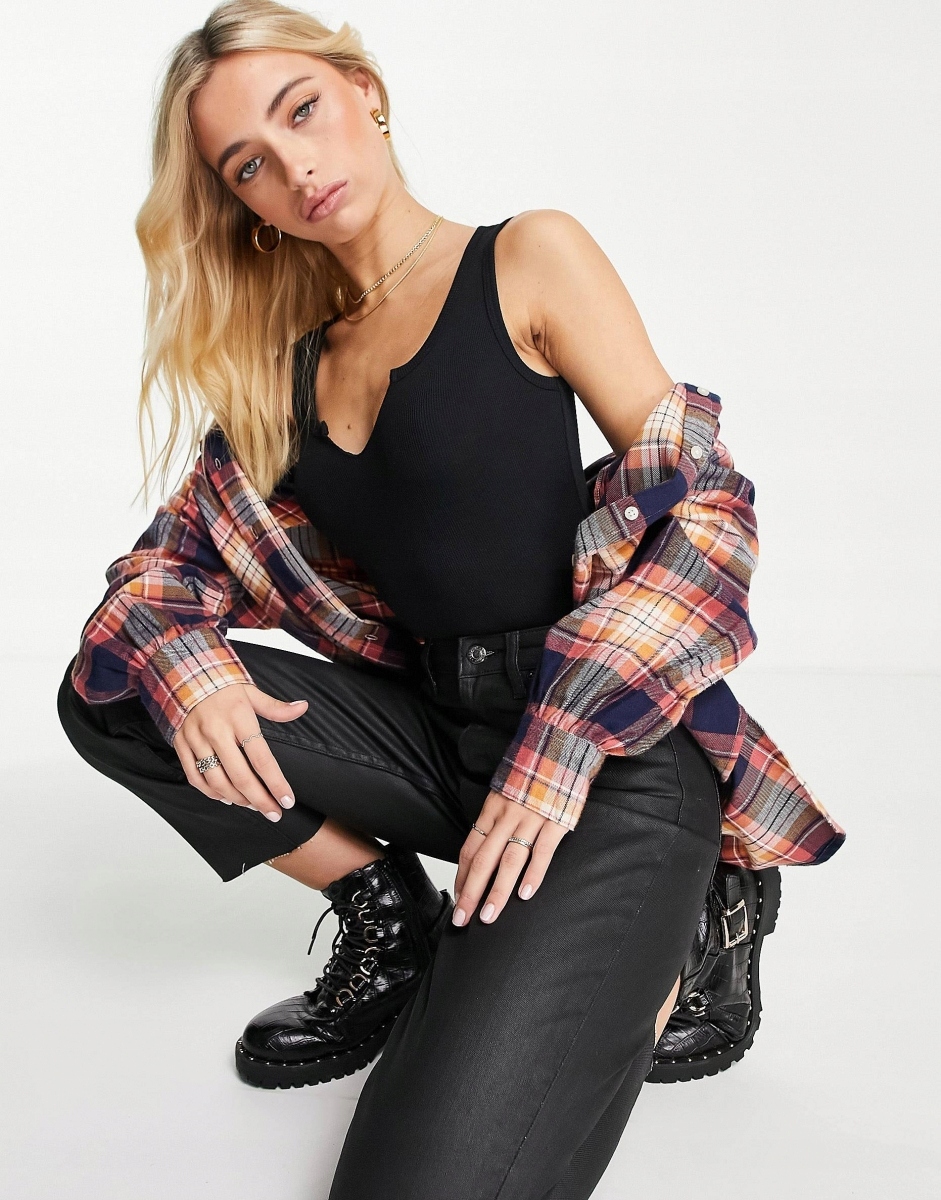 BODY PRĄŻKOWANE DAMSKIE ROZM. S 173 Kolor różowy