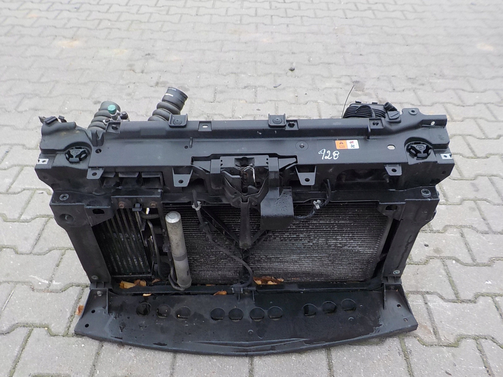 928 MAZDA 3 II BL 1.6D support panel for radiators sider radiator pillar