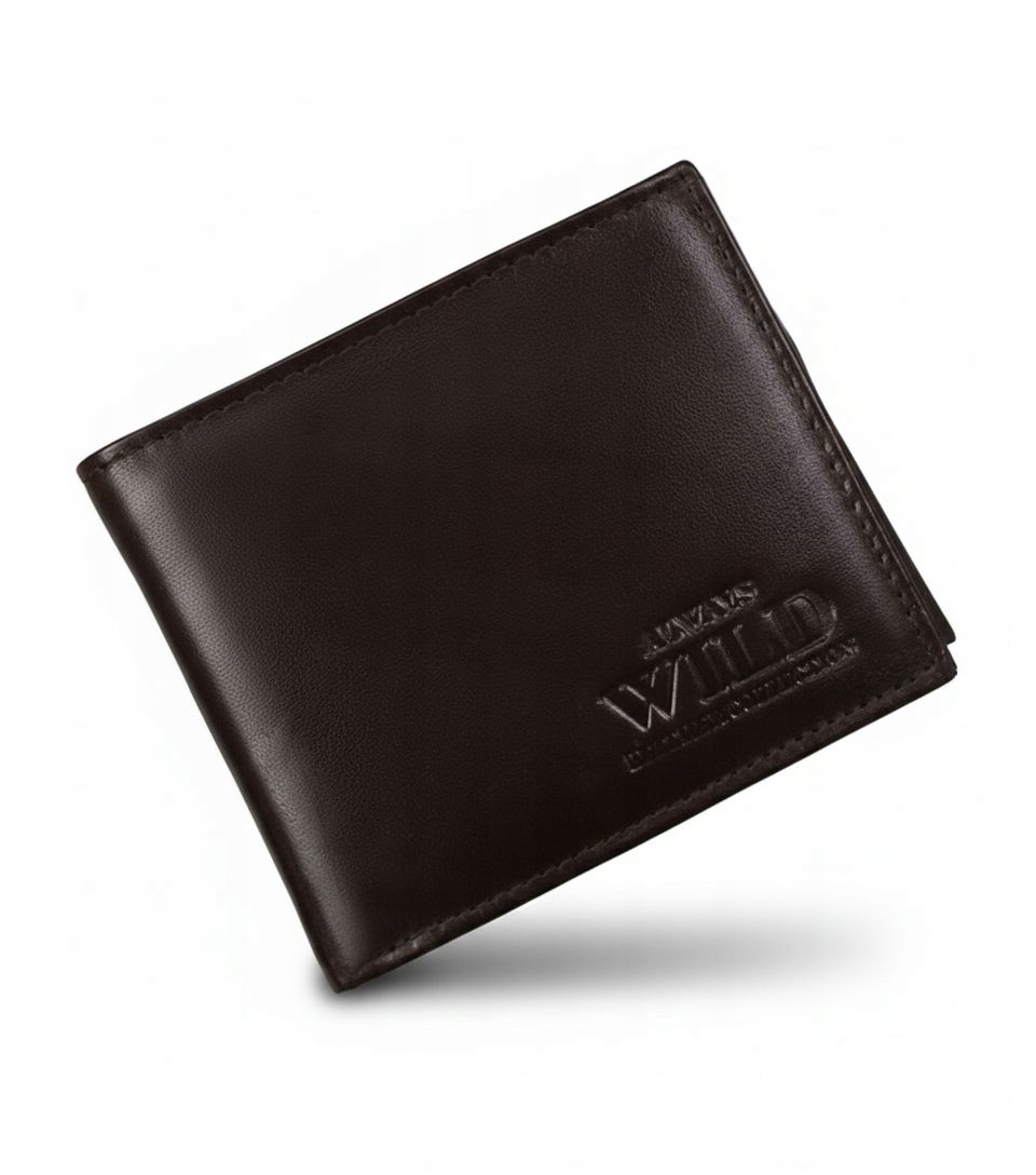 Pánská kožená peněženka Always Wild Hnědá Rfid kůže jako Dárek
