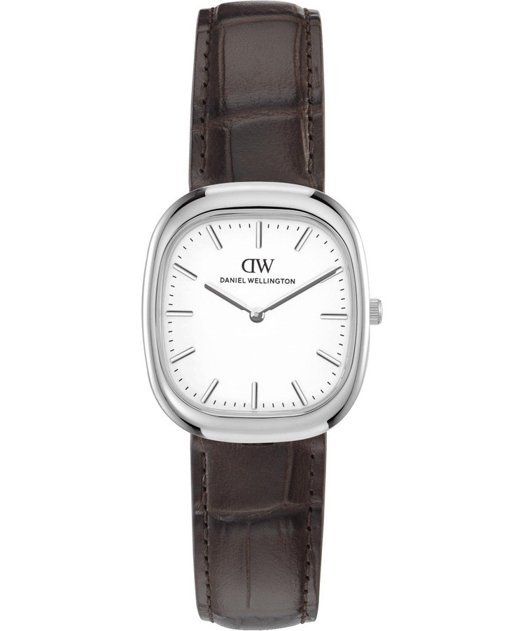 Dámské hodinky Daniel Wellington Cort Brown Leather Silver 30 mm