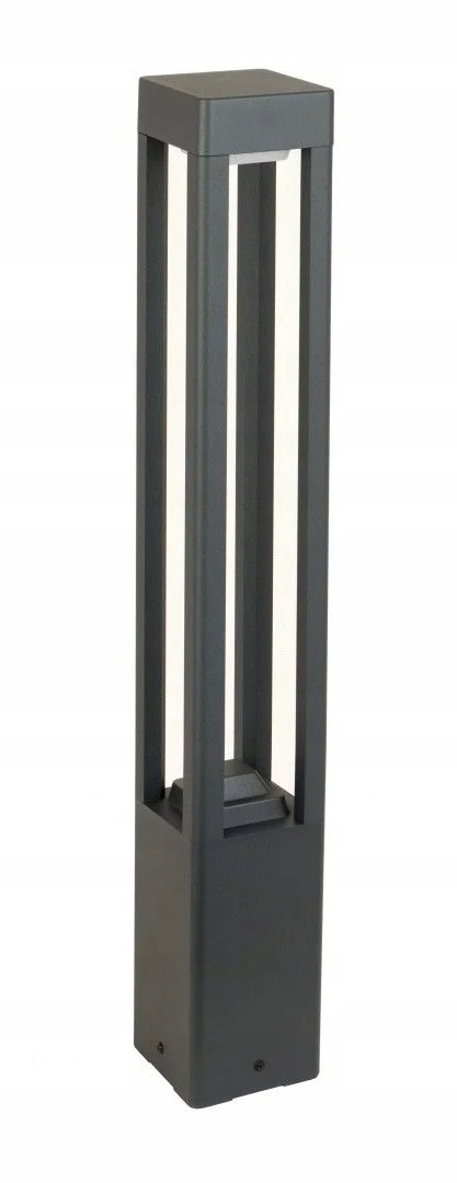 Su-ma Záhradná lampa s stĺpikom 80 cm, GX53, IP54, tmavošedá