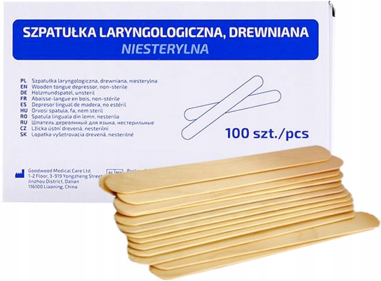 

Szpatułki drewniane do nakładania wosku 100szt