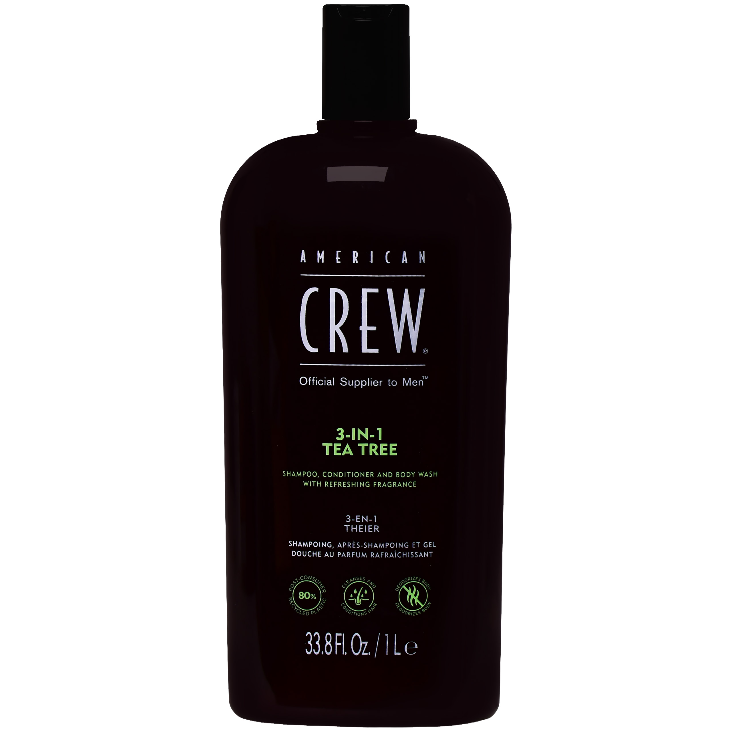 Péče 3v1 American Crew Tea Tree šampon kondicionér gel 1000 ml