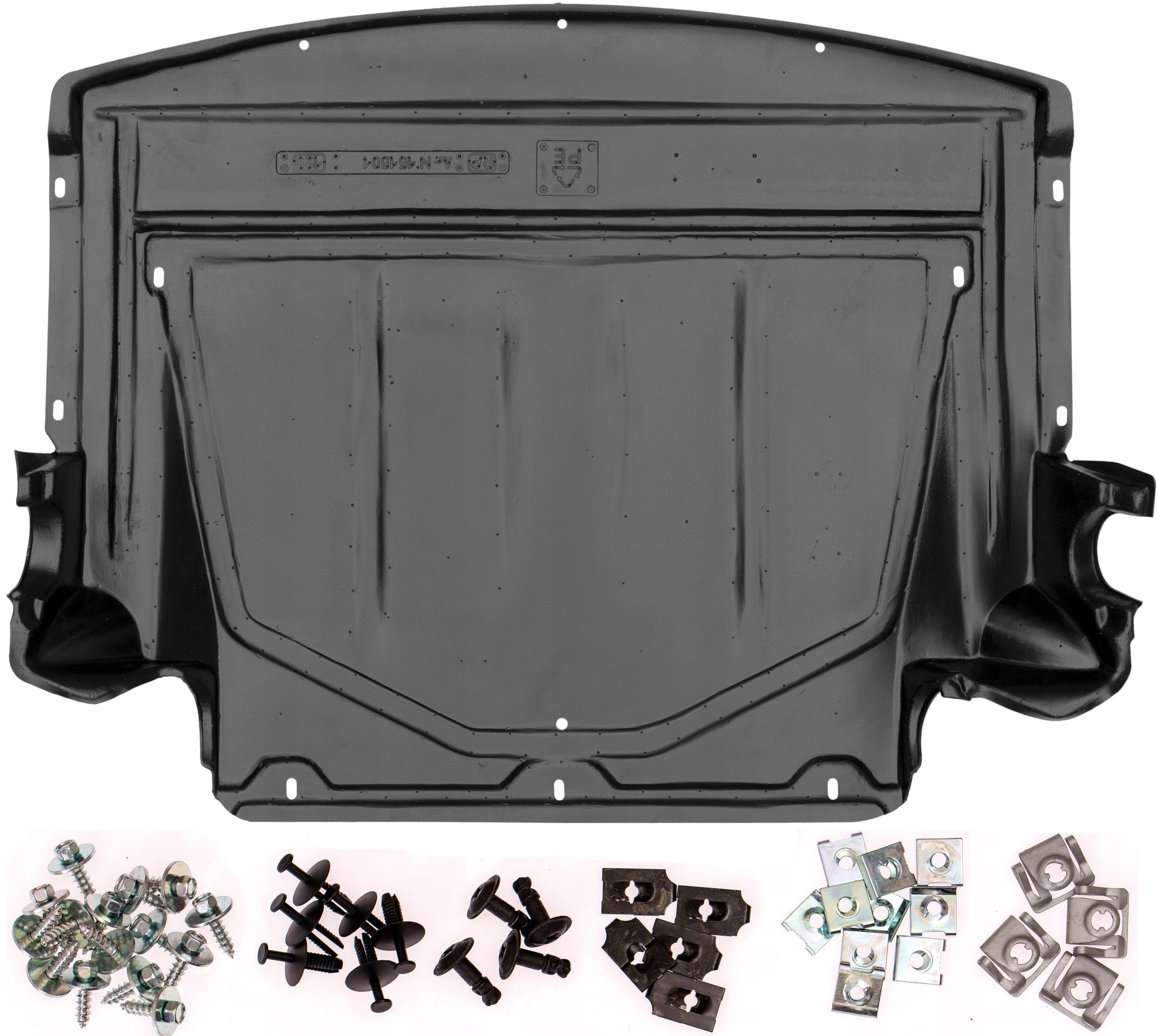 151501+90211 - BMW 3 E46 бензин 1998-2007 кришка + затискачі