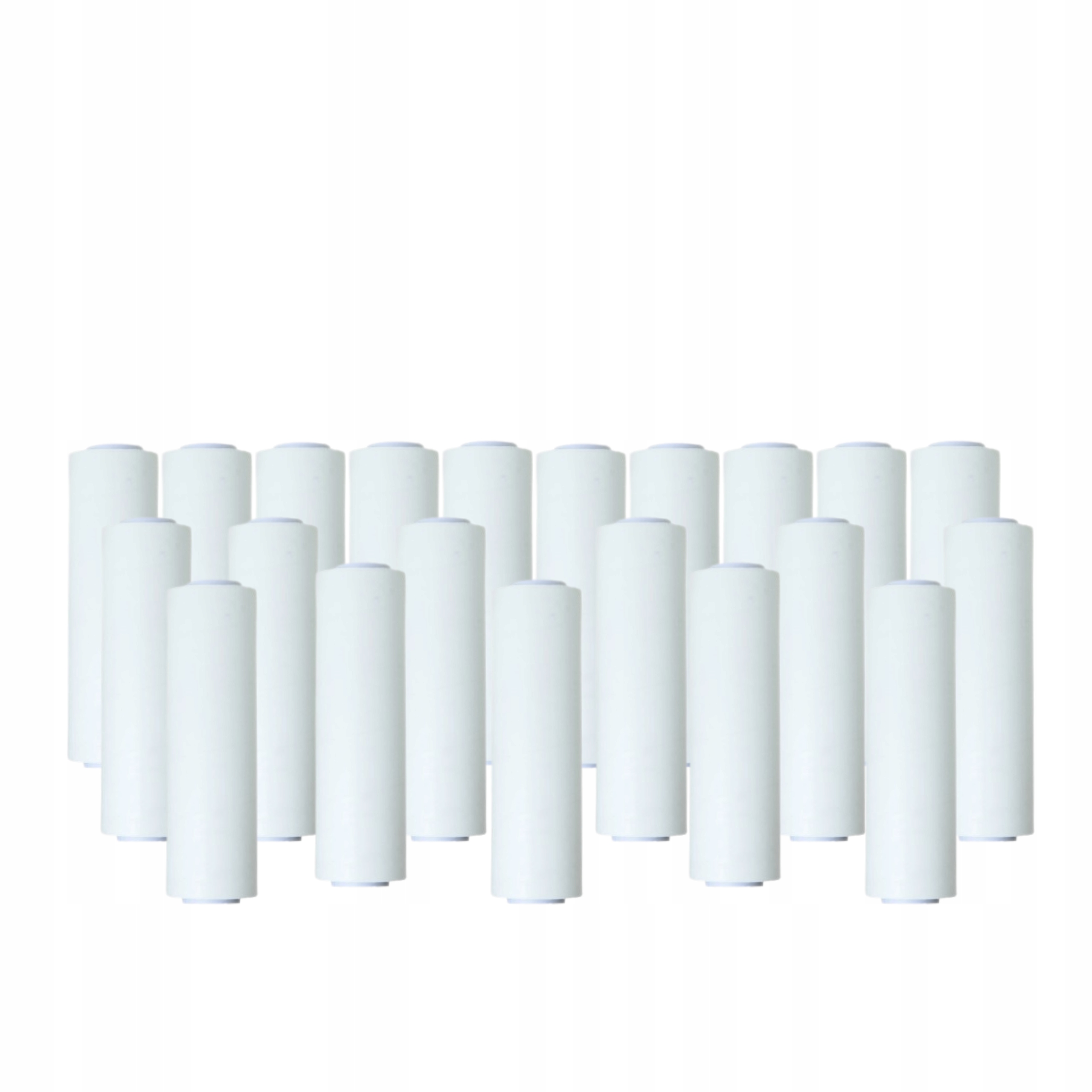 20x FOLIA STRETCH 1,5 kg 250mm TUBA PÓŁ-RAP 0,15 kg biała