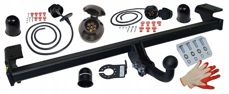 SOLIDNY 2000KG HAK HOLOWNICZY+WIĄZKA TOYOTA RAV4 II 2 2000-2005 DWÓJKA XA20 Rodzaj kuli Odkręcana