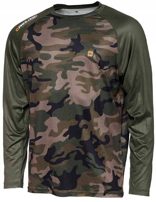 Prologic Uv Camo Long Sleeve T-Shirt M Camo/Green