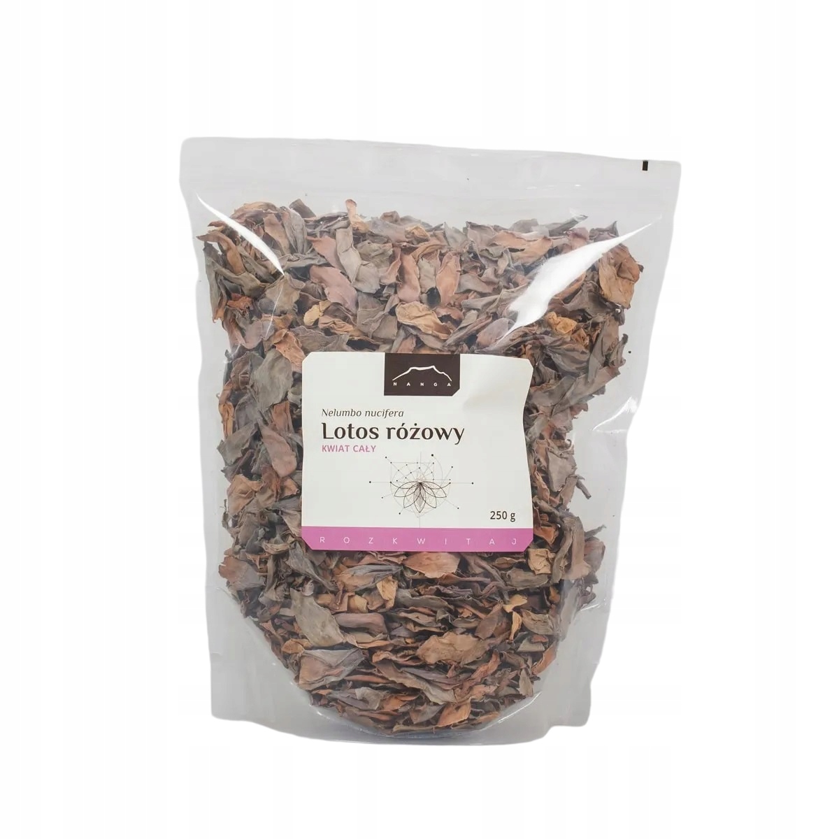 Lotos różowy Nelumbo Nucifera kwiat 250g