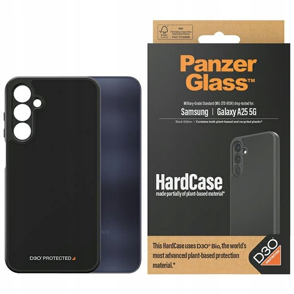PanzerGlass HardCase Sam A25 5G D3O MagSafe 3xMilitary grade transparent 04