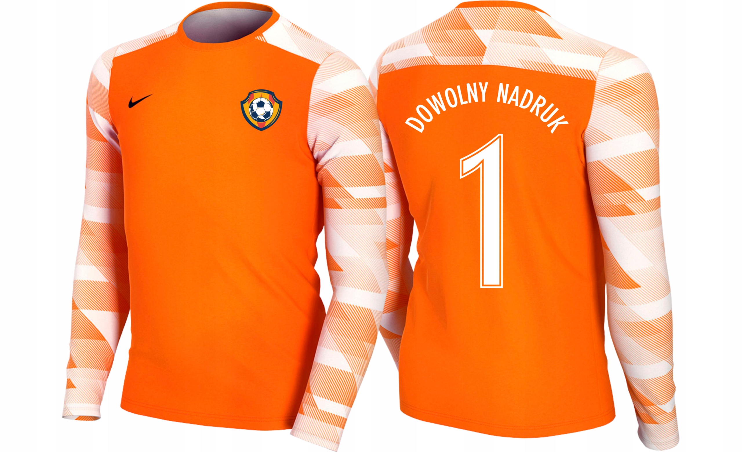 Bluza bramkarska Nike Dowolny Nadruk Twoje Logo r. 147-158