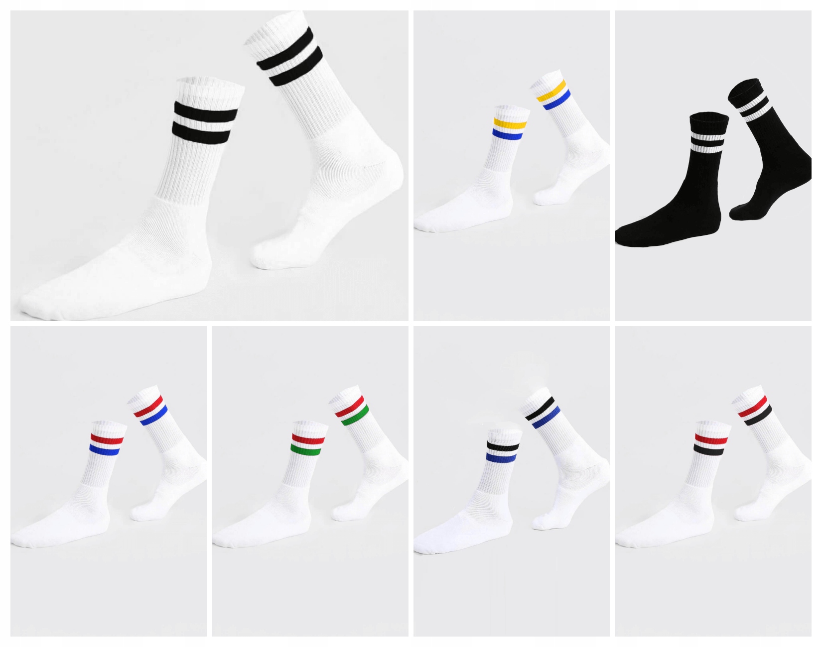 5PAK! Skarpety Frotte Czerwony/Niebieski 43-46 Rozmiar 43-46