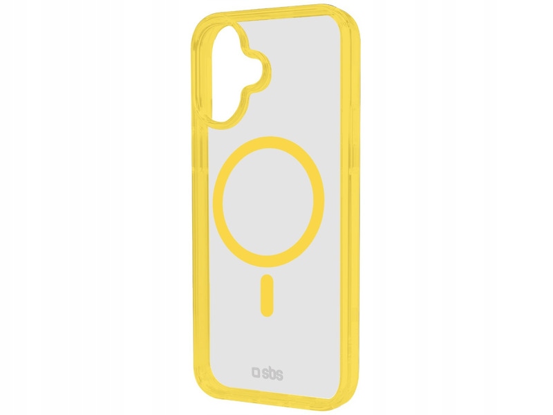 Etui Sbs Mag Frame do Apple iPhone 16 Żółty