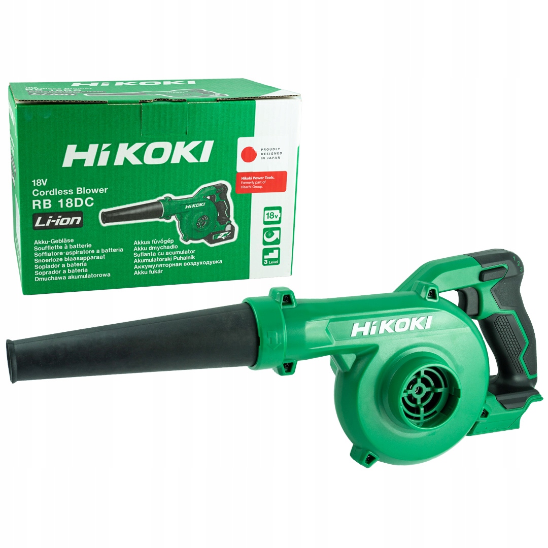 Fúkací vysávač 18V 3-rýchlostný HiKOKI RB18DC W4Z