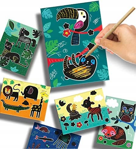 Zdrapywanki zdrapki wydrapywanki 4 karty SES 14622 Kod producenta 14622