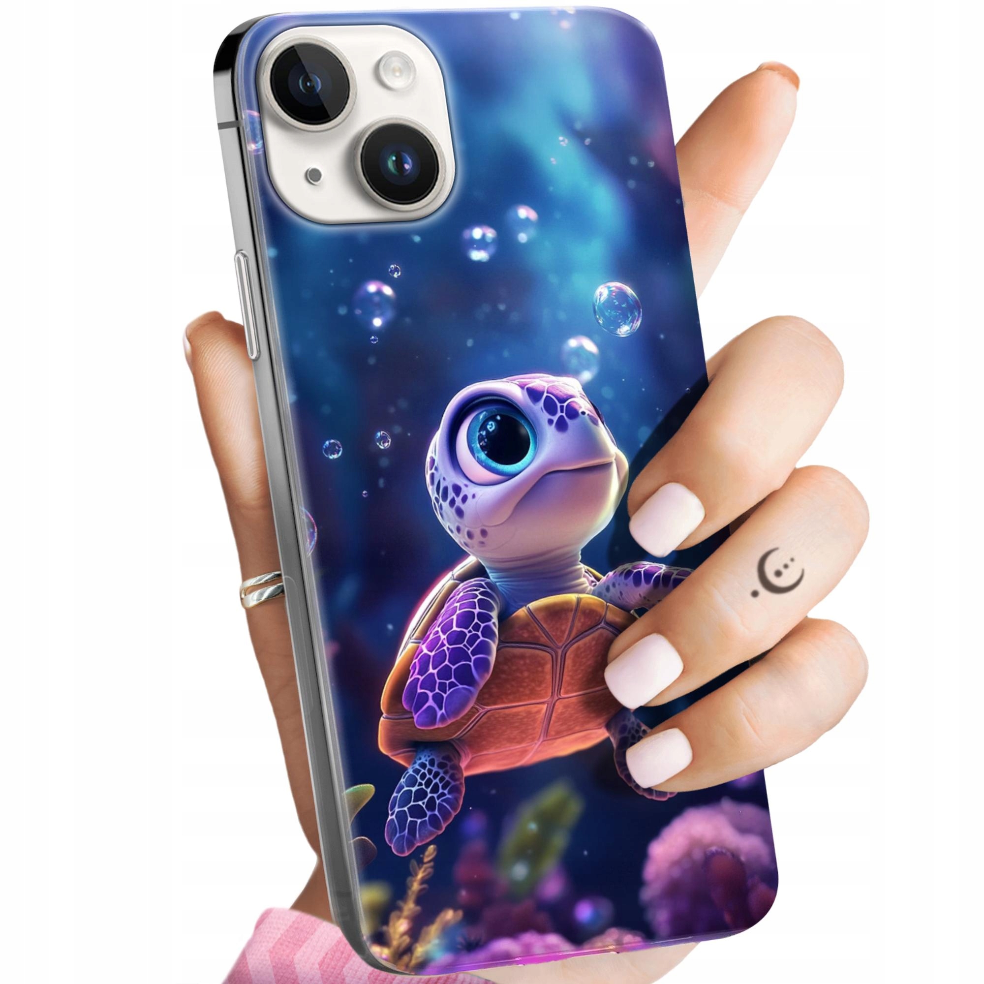 Etui Do Iphone 14 Plus Żółwie Żółwiki Żółw Obudowa Pokrowiec Case