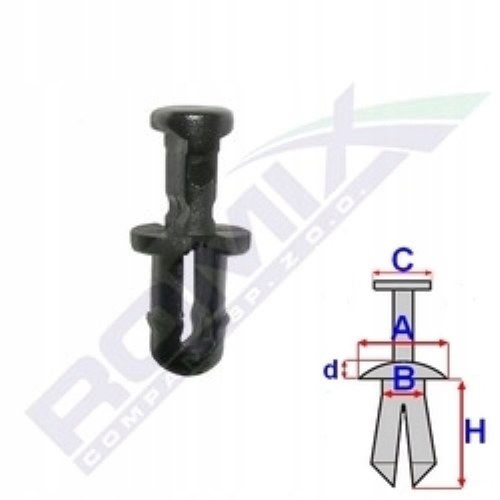 SPINKA USZCZELKI AUDI 80 B3 (10SZT) Numer katalogowy części 20515