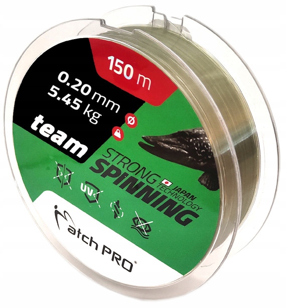 Żyłka Spinningowa Matchpro Spinning Strong 0.20MM 150M