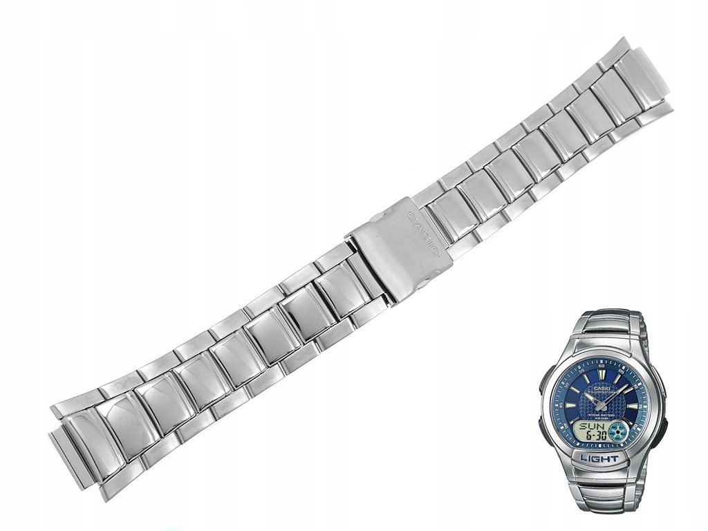 Originální náramek pro Casio AQ-180 AQ-180WD ocelový