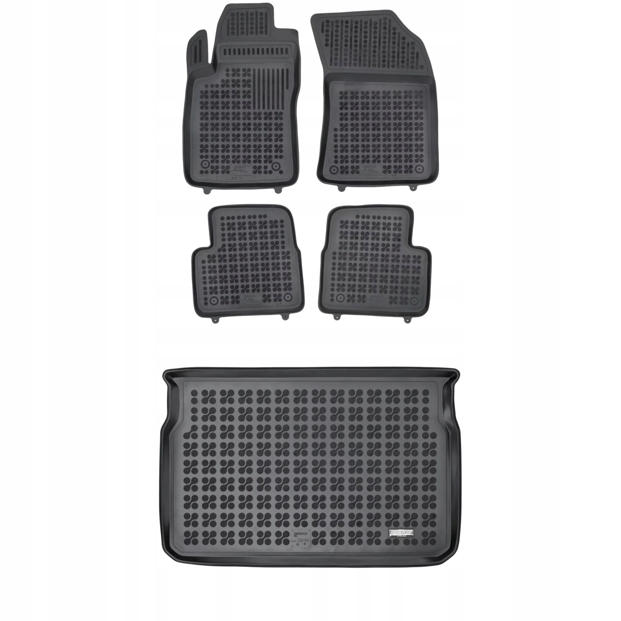 Gumowy zestaw dywaniki i mata Citroen C3 III od 2016