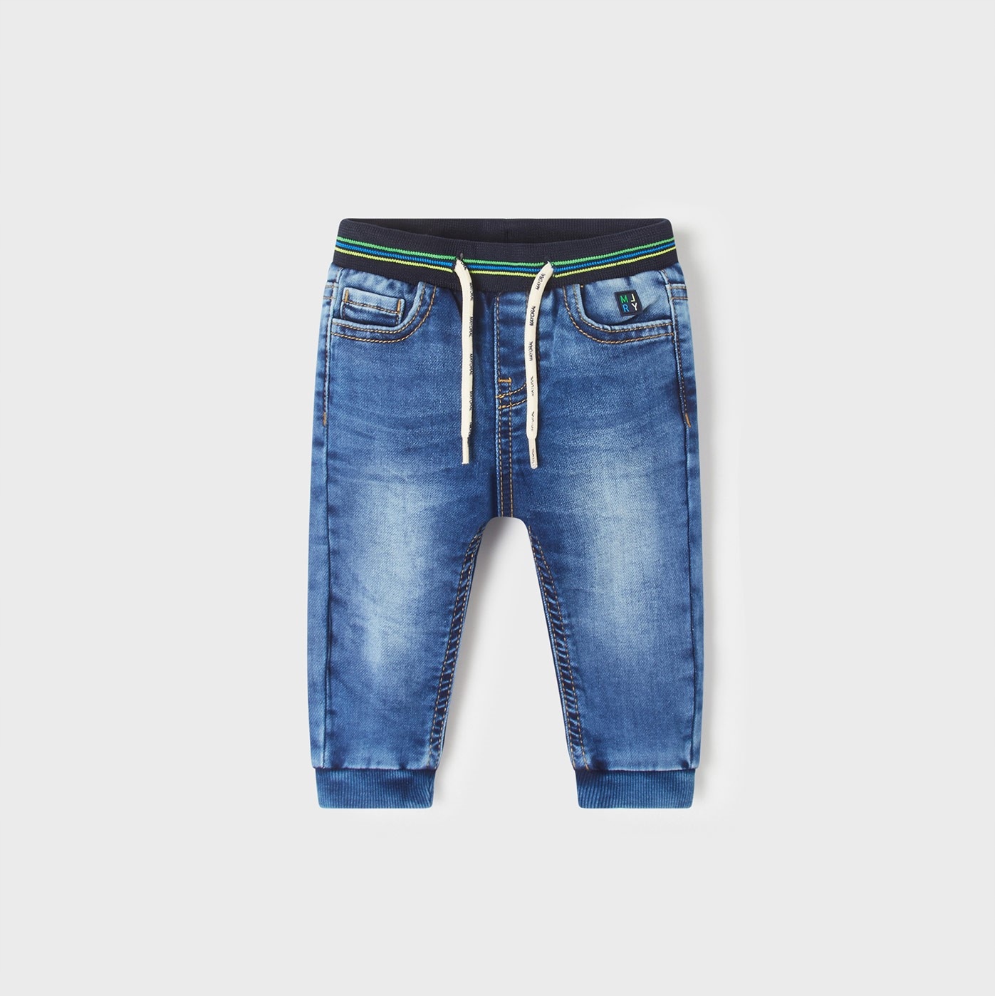 

Spodnie Mayoral 1510 jogger jeans niebieskie r.74