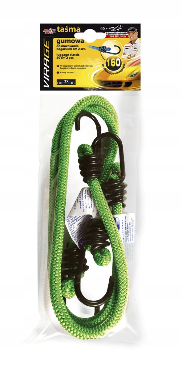 Virage- Taśma Gumowa Tuv do Mocowania Bagażu 80CM