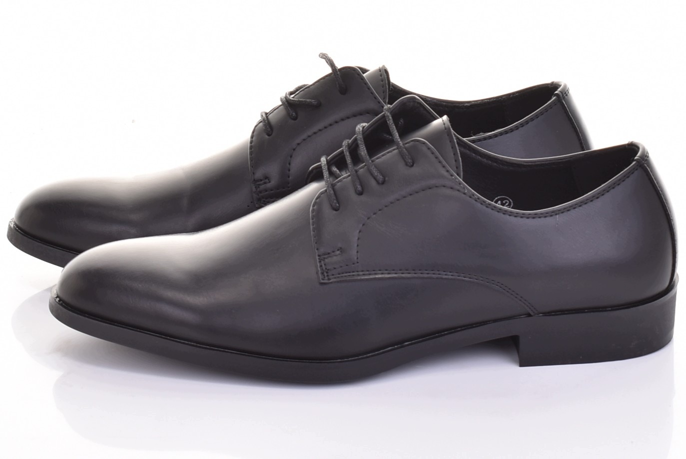 Pánské Kožené Polobotky Elegantní Pohodlné Společenské Boty Klasické Černé