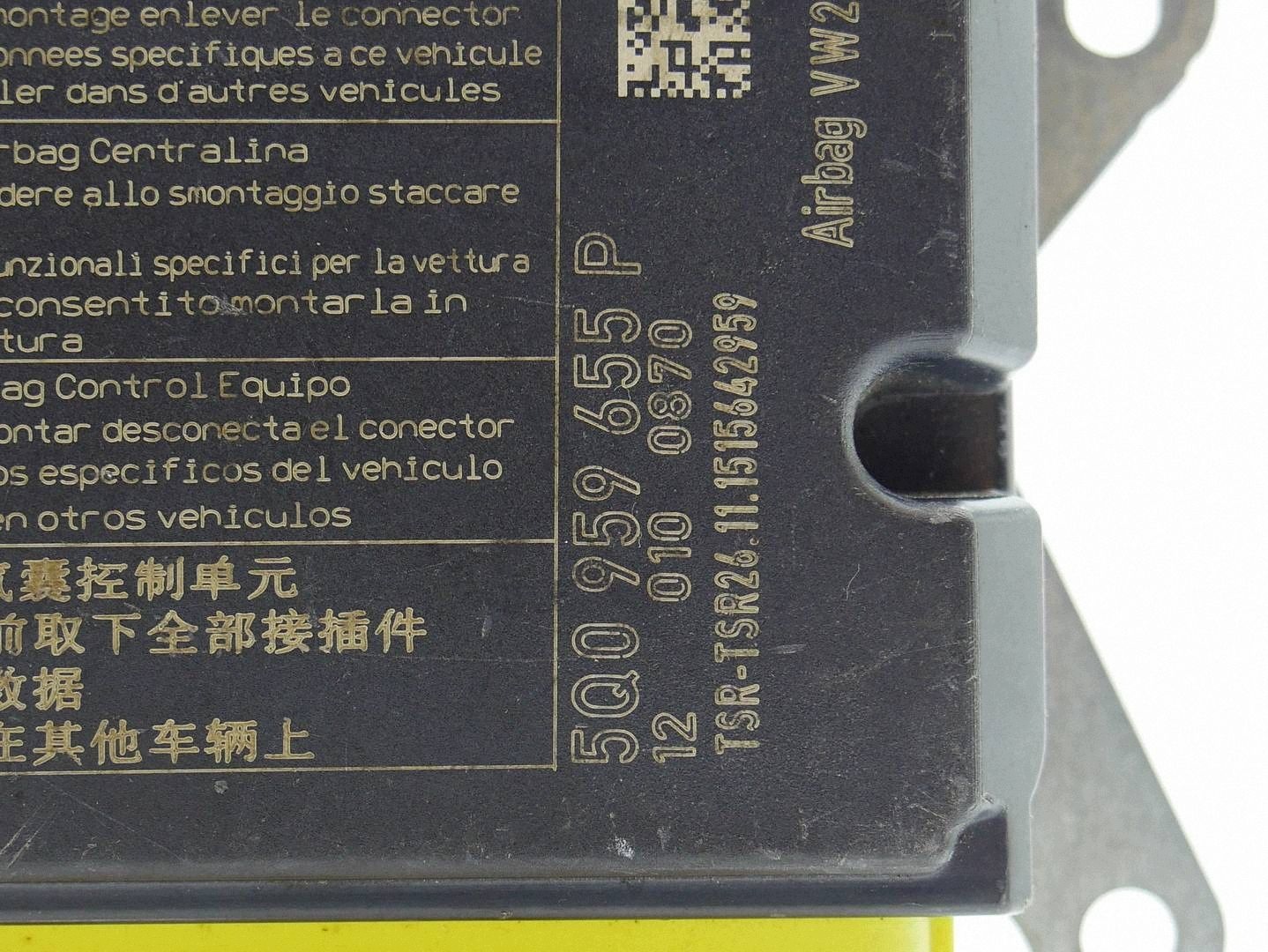 module SENSOR unité de commande électronique uce airbag airbag AUDI TT 8S 5Q0959655P
