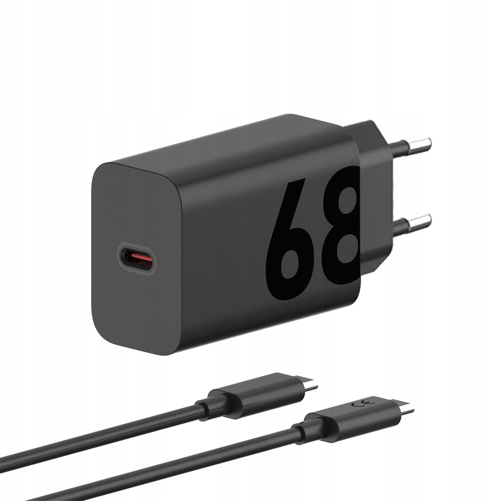 Ładowarka Motorola USB typ C 3000 mA 20 V TurboPower 68 GaN SJMC682 czarny