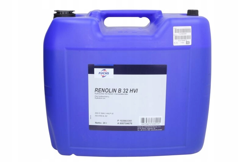 Гідравлічне масло HV HVLP32 RENOLIN B32 HVI FUCHS