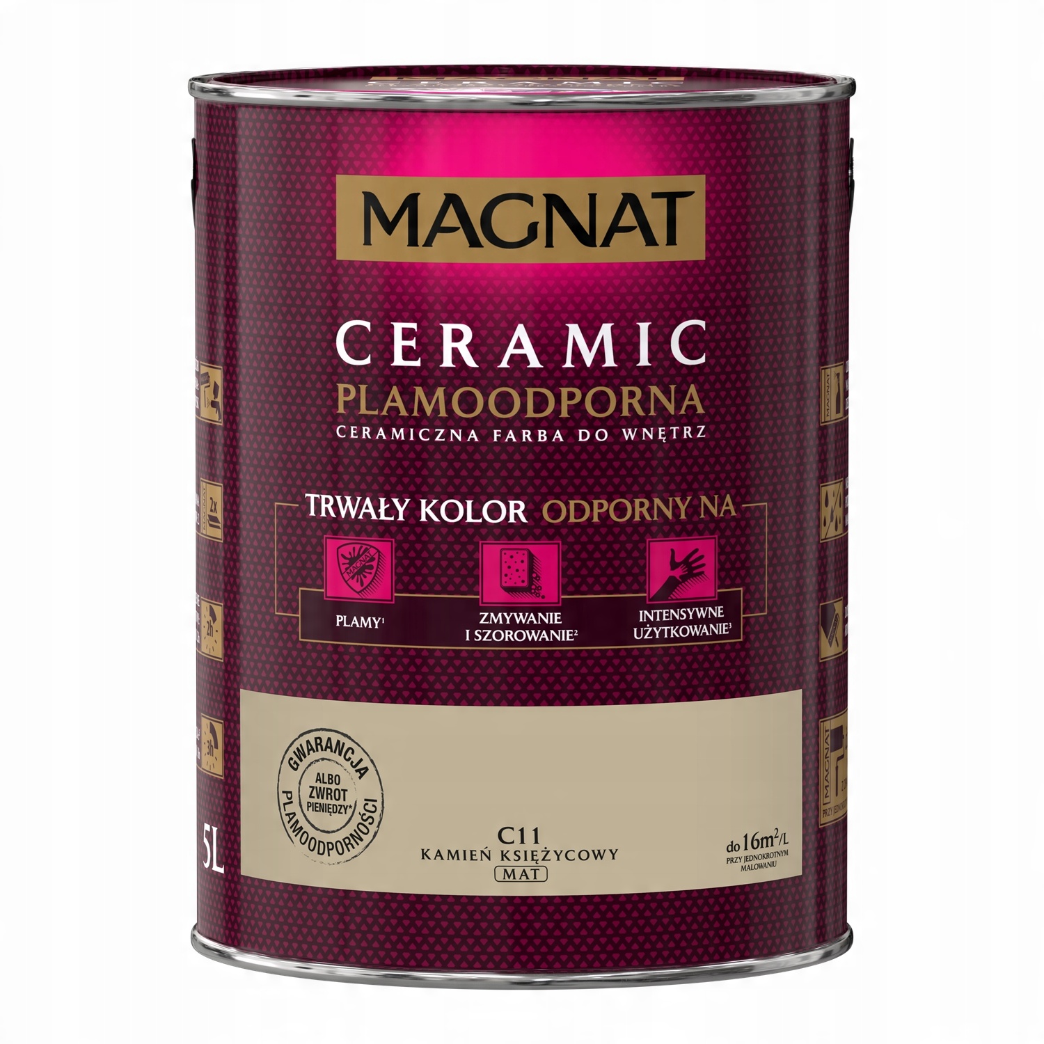 

Farba Magnat Ceramic 5L C11 Kamień Księżycowy